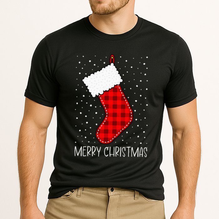 Merry Christmas Funny Xmas Stocking Performance Shirt