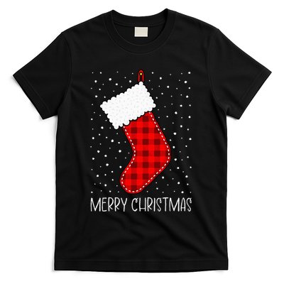 Merry Christmas Funny Xmas Stocking T-Shirt