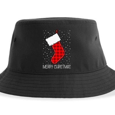 Merry Christmas Funny Xmas Stocking Sustainable Bucket Hat
