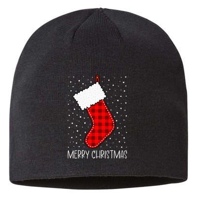 Merry Christmas Funny Xmas Stocking Sustainable Beanie