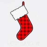 Merry Christmas Funny Xmas Stocking Garment-Dyed Sweatshirt