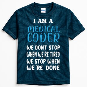 Medical Coder For Medical Coder Kids Tie-Dye T-Shirt