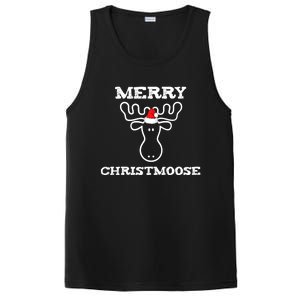 Merry Christmoose Funny Christmas Moose Gift Meaningful Gift PosiCharge Competitor Tank