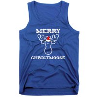 Merry Christmoose Funny Christmas Moose Gift Meaningful Gift Tank Top