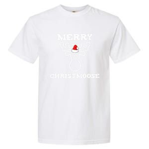 Merry Christmoose Funny Christmas Moose Gift Meaningful Gift Garment-Dyed Heavyweight T-Shirt