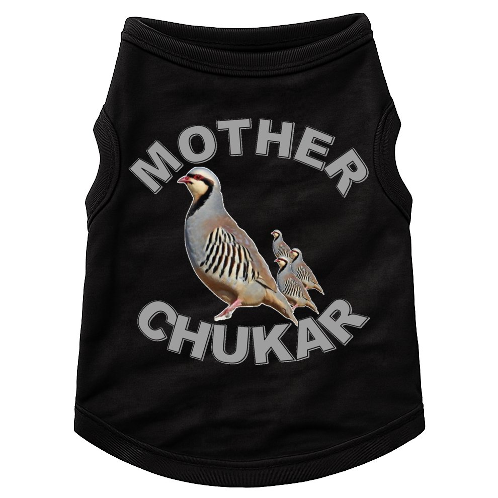 Mother Chukar Funny Upland Game Hunting Great Gift Cool Gift Doggie Tank