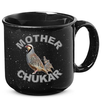Mother Chukar Funny Upland Game Hunting Great Gift Cool Gift 15oz Campfire Ceramic Mug
