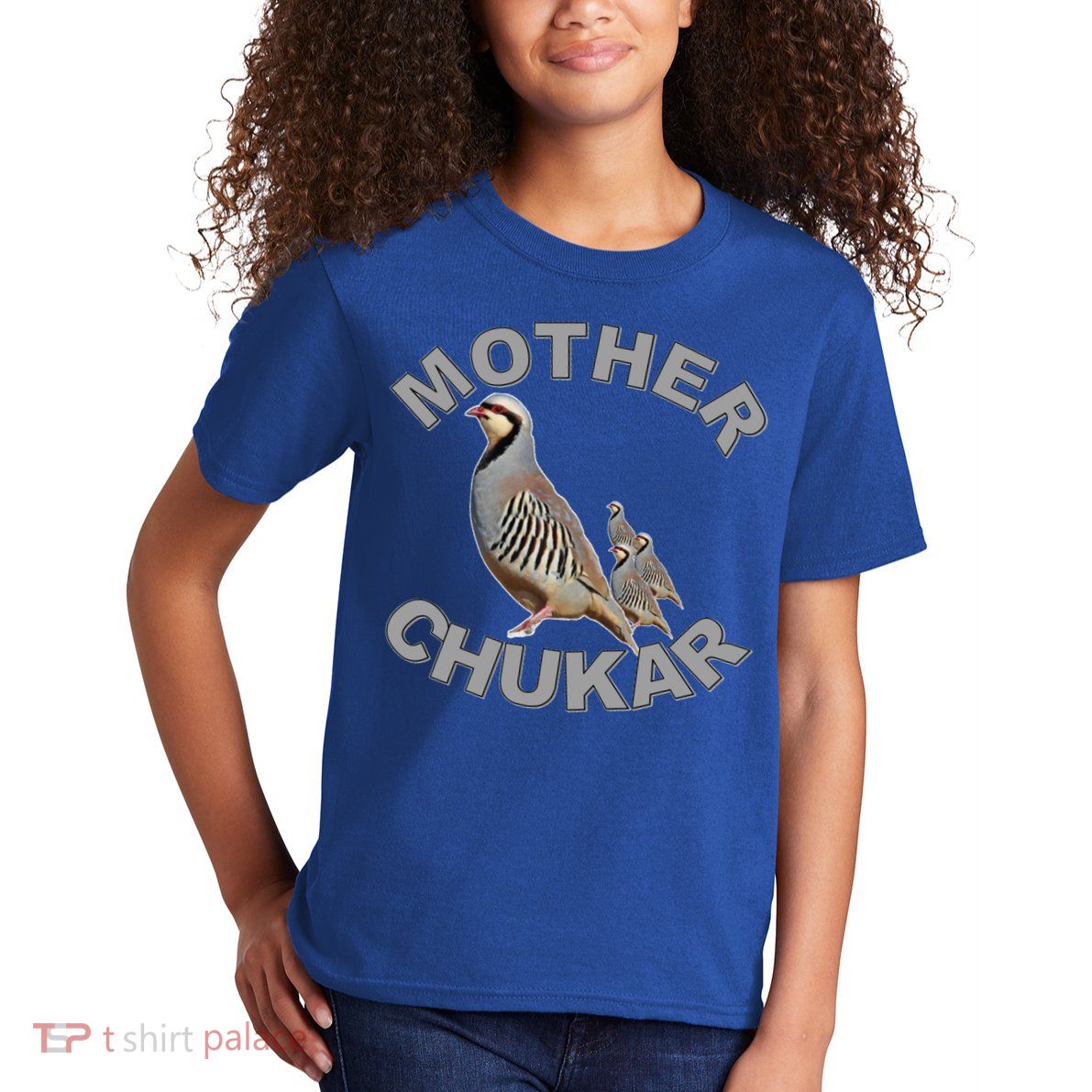 Mother Chukar Funny Upland Game Hunting Great Gift Cool Gift Kids T-Shirt