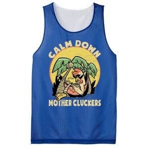 Mother Cluckers Funny Chicken Daddy Funny Gift Mesh Reversible Basketball Jersey Tank