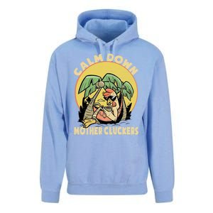 Mother Cluckers Funny Chicken Daddy Funny Gift Unisex Surf Hoodie