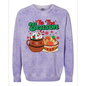 Mexican Christmas Feliz Navidad Latina Christmas Colorblast Crewneck Sweatshirt