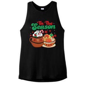 Mexican Christmas Feliz Navidad Latina Christmas Ladies PosiCharge Tri-Blend Wicking Tank