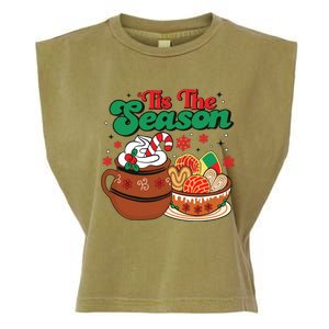 Mexican Christmas Feliz Navidad Latina Christmas Garment-Dyed Women's Muscle Tee