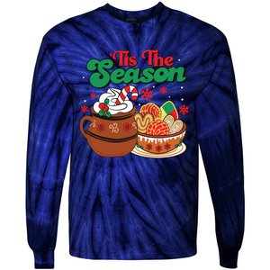 Mexican Christmas Feliz Navidad Latina Christmas Tie-Dye Long Sleeve Shirt