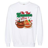 Mexican Christmas Feliz Navidad Latina Christmas Garment-Dyed Sweatshirt