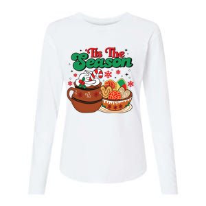 Mexican Christmas Feliz Navidad Latina Christmas Womens Cotton Relaxed Long Sleeve T-Shirt