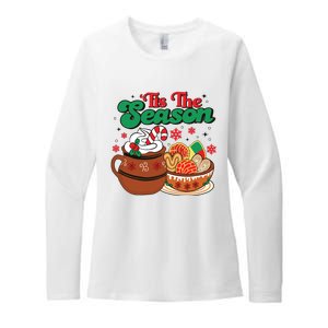 Mexican Christmas Feliz Navidad Latina Christmas Womens CVC Long Sleeve Shirt