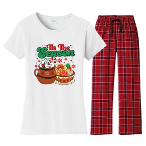 Mexican Christmas Feliz Navidad Latina Christmas Women's Flannel Pajama Set