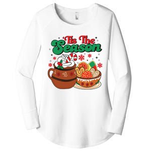 Mexican Christmas Feliz Navidad Latina Christmas Women's Perfect Tri Tunic Long Sleeve Shirt