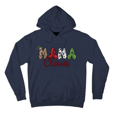 Mama Claus Funny Christmas Holiday Family Matching Tall Hoodie