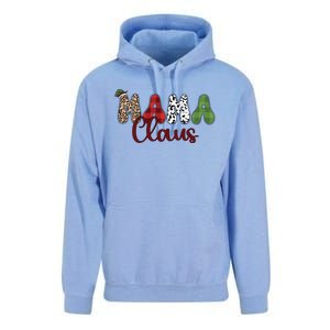 Mama Claus Funny Christmas Holiday Family Matching Unisex Surf Hoodie