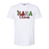 Mama Claus Funny Christmas Holiday Family Matching Softstyle CVC T-Shirt