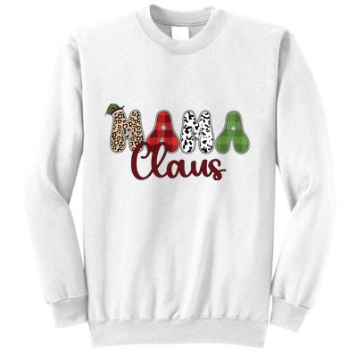 Mama Claus Funny Christmas Holiday Family Matching Sweatshirt