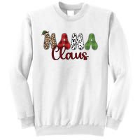 Mama Claus Funny Christmas Holiday Family Matching Sweatshirt