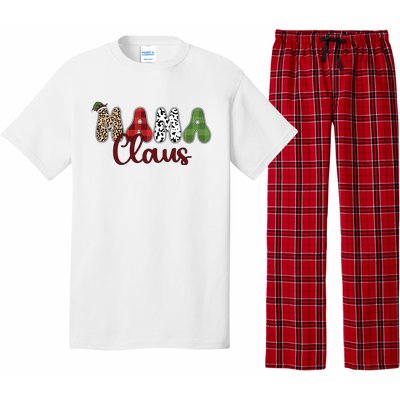 Mama Claus Funny Christmas Holiday Family Matching Pajama Set