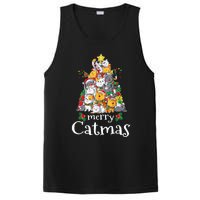 Merry Catmas Funny Cat Dad Cat Mom Christmas Cat Wo  PosiCharge Competitor Tank