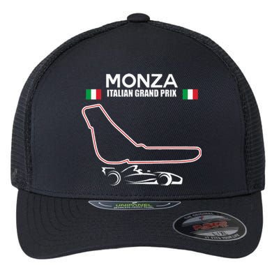 Monza Circuit Formula Racing Car Italian Grand Prix Flexfit Unipanel Trucker Cap