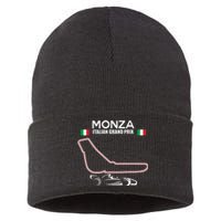 Monza Circuit Formula Racing Car Italian Grand Prix Sustainable Knit Beanie