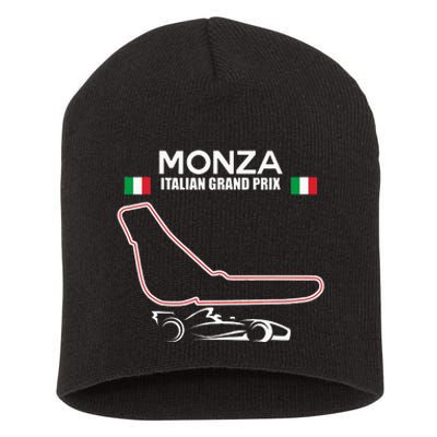 Monza Circuit Formula Racing Car Italian Grand Prix Short Acrylic Beanie