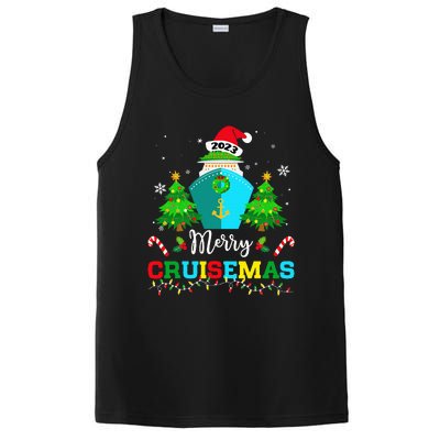 Merry Cruisemas Funny Cruise Ship Family Ugly Christmas Cute PosiCharge Competitor Tank