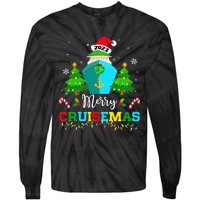 Merry Cruisemas Funny Cruise Ship Family Ugly Christmas Cute Tie-Dye Long Sleeve Shirt