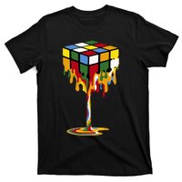 Melting Cube Funny Rubik Rubix Rubics T-Shirt