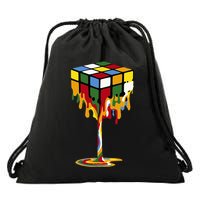Melting Cube Funny Rubik Rubix Rubics Drawstring Bag
