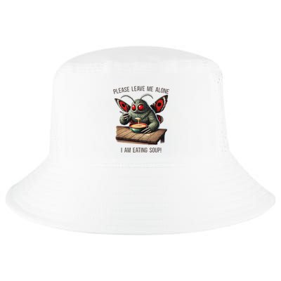 Mothman Cryptozoology Funny Cryptid Mothman Eating Soup Cool Comfort Performance Bucket Hat