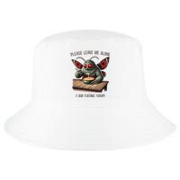 Mothman Cryptozoology Funny Cryptid Mothman Eating Soup Cool Comfort Performance Bucket Hat