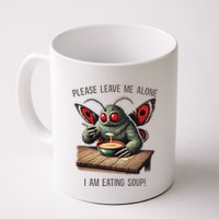 Mothman Cryptozoology Funny Cryptid Mothman Eating Soup Mug