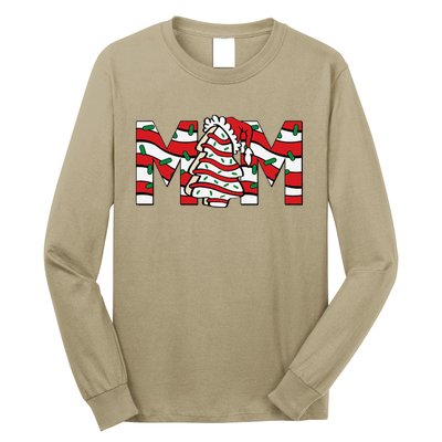 Mom Christmas Family Tree Cake Matching Holiday Long Sleeve Shirt