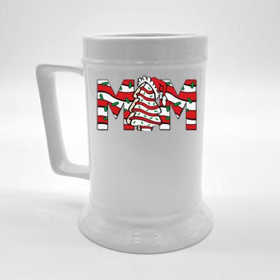 Mom Christmas Family Tree Cake Matching Holiday Beer Stein