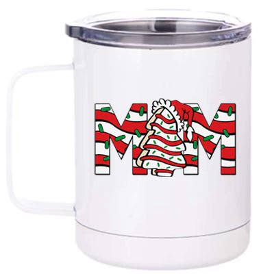 Mom Christmas Family Tree Cake Matching Holiday 12 oz Stainless Steel Tumbler Cup