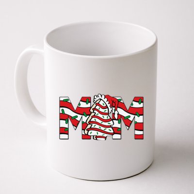 Mom Christmas Family Tree Cake Matching Holiday Coffee Mug