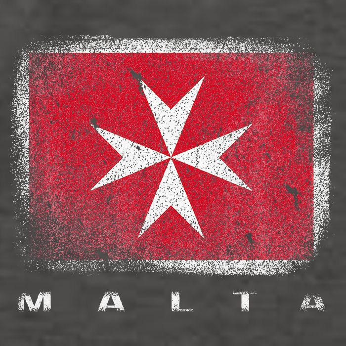 Maltese Cross Flag Malta Love Gift Souvenir Vector Backpack