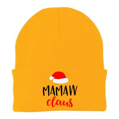 Mamaw Claus Funny Gift Funny Christmas Pajamas Pjs Grandma Gift Knit Cap Winter Beanie