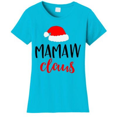 Mamaw Claus Funny Gift Funny Christmas Pajamas Pjs Grandma Gift Women's T-Shirt