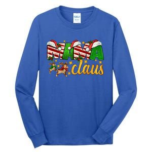 Mama Claus Family Matching Christmas Pajama Xmas Santa Hat Great Gift Tall Long Sleeve T-Shirt