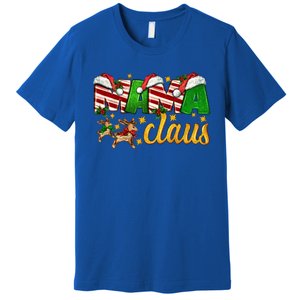 Mama Claus Family Matching Christmas Pajama Xmas Santa Hat Great Gift Premium T-Shirt