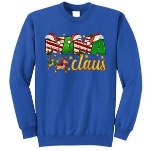 Mama Claus Family Matching Christmas Pajama Xmas Santa Hat Great Gift Tall Sweatshirt